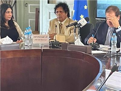 احمد قذاف الدم  المسئول السياسي بجبهة النضال الوطني االليبية