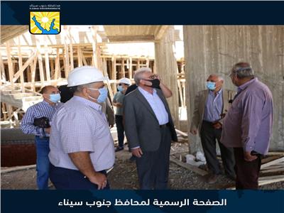 محافظ جنوب سيناء يتفقد تقدم العمل بمبنى مجلس المدينة الجديد بشرم الشيخ 