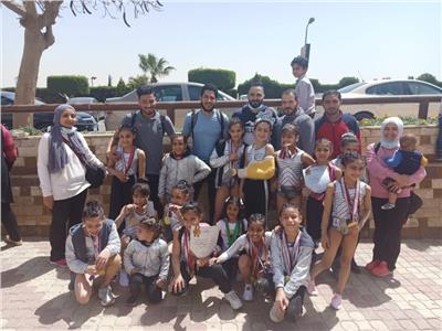 مركز شباب الجزيرة يحصد 32 ميدالية متنوعة في بطولة كأس مصر للجمباز