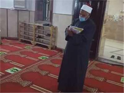 مدير أوقاف المنيا يتفقد مساجد في أول ايام شهر رمضان