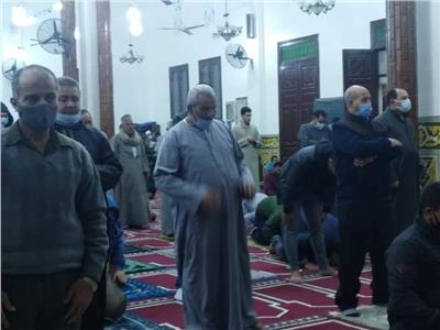 الالتزام بالاجراءات الاحترازيه فى صلاة التراويح بمساجد المنوفيه
