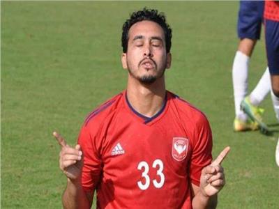اللاعب  أحمد الصعيدي نجم فريق النصر