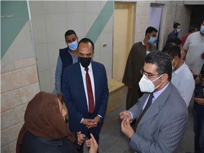 نائب محافظ المنيا يتفقد مستشفى المنيا العام لمتابعة الحالة العامة 