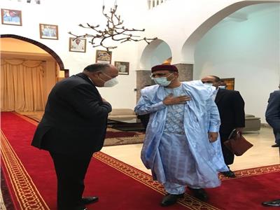 رئيس النيجر يرحب بوزير الخارجية سامح شكري
