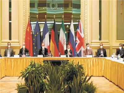  ممثلو الدول الموقعة على الاتفاق النووى الإيرانى أثناء مفاوضات فيينا 