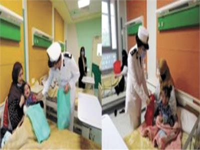 الداخلية توزع ملابس العيد على الأطفال المرضى بالمستشفيات