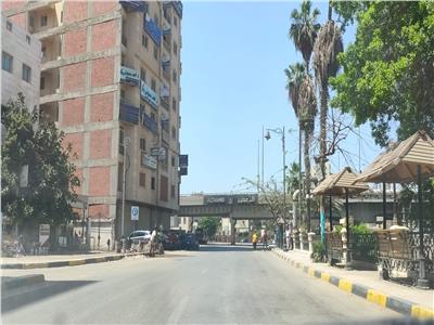الاهمال يضرب الارصفه المضيئه بمدينة شبين الكوم