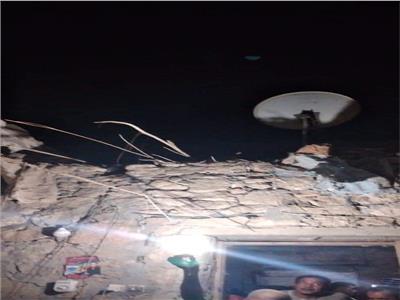 انهيار سقف منزل بسوهاج   