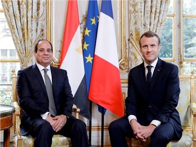 الرئس السيسي والرئيس الفرنسي