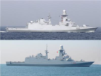 القوات البحرية المصرية والإيطالية تنفذان تدريباً بحرياً عابرًا