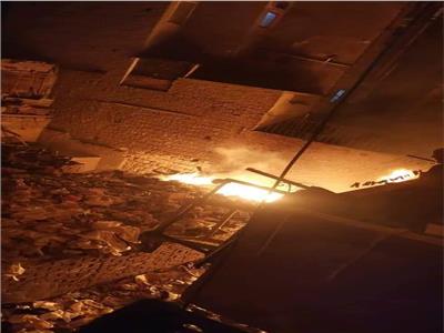 حريق هائل بعقار في الزيتون والحماية المدنية تتدخل 
