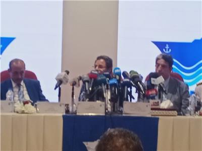 المؤتمر الصحفي للجنة التفاوض هناك بوادر لحل أزمة السفينة البنمية الجانحة وديا