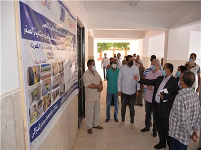 جولة تفقدية بمدينة القرنة، لمتابعة عدد من المشروعات الخدمية  بالمدينة،