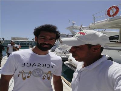 ننشر أول صور ل رحلة "محمد صلاح" البحرية  بالجونة 