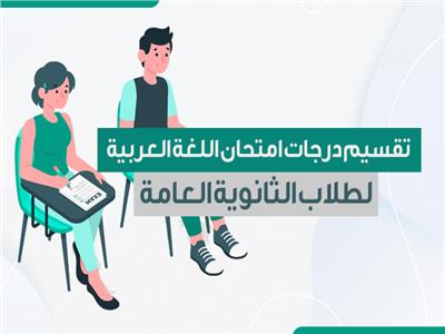 تقسيم درجات امتحان اللغة العربية لطلاب الثانوية العامة