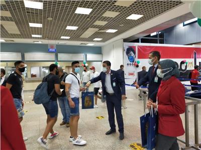 اولي رحلات فلاي دبي تصل مطار شرم الشيخ استمرارًا للتعاون المثمر 