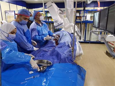 إجراء  قسطرة قلبية ل٤٥٥ مريضا  بمستشفي الزقازيق العام 