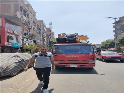 حملة موسعة لإزالة الإشغالات وضبط المخالفين في «شمال الجيزة»