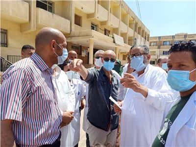 مجازاة العاملين بمستشفى الحسينية 