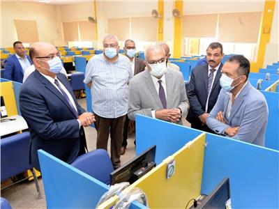 جامعة المنصورة تفتتح 3 مراكز اختبارات الكترونية