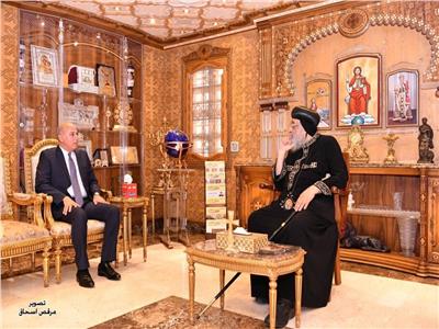 قداسة البابا تواضروس وسفير مصر بالمجر