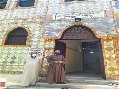 غلق مسجد عثمان بن عفان بالفيوم
