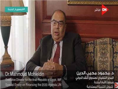 الدكتور محمود محي الدين ، المدير التنفيذي لصندوق النقد الدولي