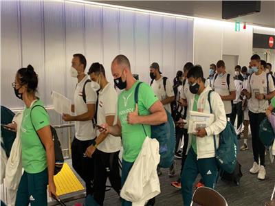 وصول منتخبي اليد والملاكمة والبعثة الطبية لليابان للمشاركة في أوليمبياد طوكيو