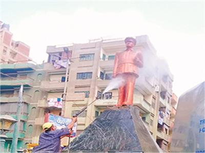 تمثال الرئيس محمد نجيب فى كفر الزيات