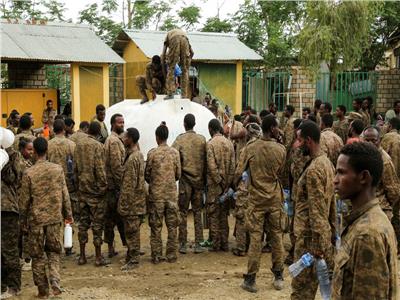صورة لأسرى الجيش الإثيوبي بإقليم تيجراي