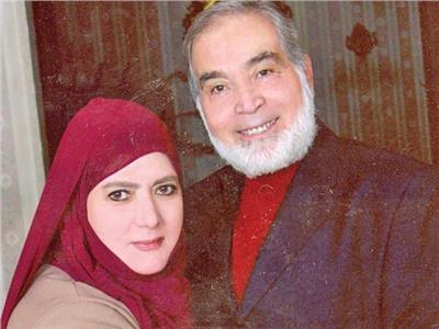 الفنان الكبير حسن يوسف وزوجته شمس البارودي