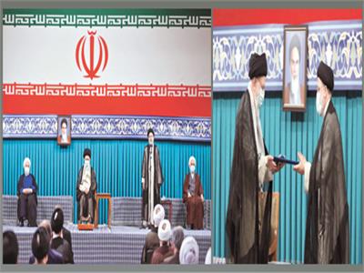 خامنئى ينصب رئيسى رئيسا جديدا لإيران --  جانب من مراسم حفل التنصيب فى طهران  -«صورة  من أ ف ب» 