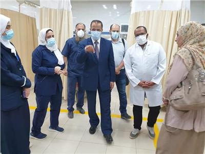 مرور مفاجئ لوكيل وزارة الصحة بالقليوبية على بعض مستشفيات المحافظة
