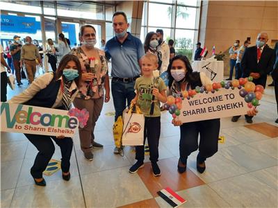 وصول السياحة الروسية لمطار شرم الشيخ
