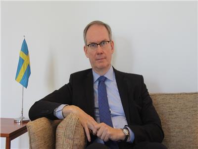 سفير السويد بالقاهرة هوكان إيمسجورد