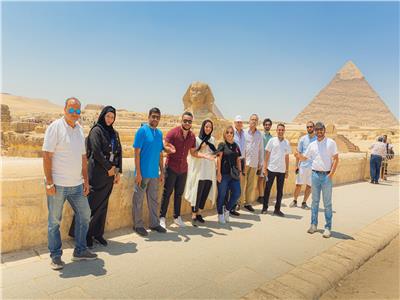 زيارة وفد إعلامي عربي لعدد من الأماكن السياحية والأثرية بمصر 