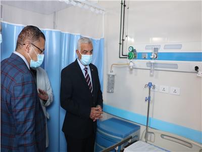 مبارك يفتتح غرفة عناية مركزة بمستشفى الأورام