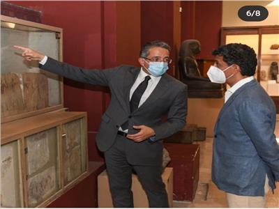 وزير السياحة السعودي يزور المتحف المصري بالتحرير
