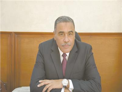اللواء خالد شعيب خلال حواره مع «الأخبار»