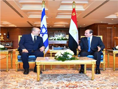 الرئيس السيسي يلتقي رئيس وزراء إسرائيل