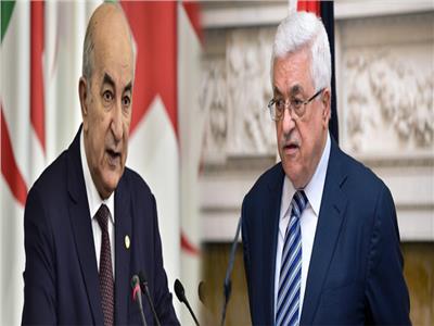 محمود عباس وعبد المجيد تبون