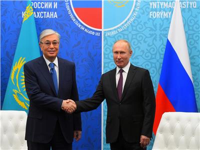  فلاديمير بوتين والرئيس الكازاخستاني