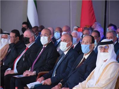 وزير الإسكان خلال مشاركته بالمنتدى العربي الخامس للمياه بدولة الإمارات