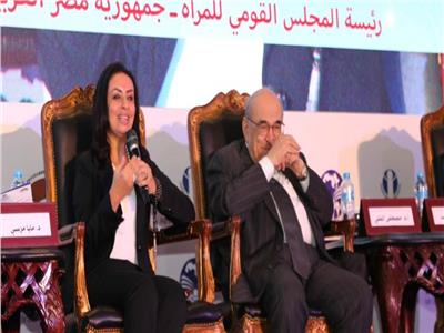 د.مايا مرسي خلال احتفالية جائزة الملك عبد العزيز للبحوث العلمية