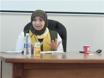الدكتورة أميرة محمد  عضو مركز الأزهر العالمي للفتوى الإلكترونية