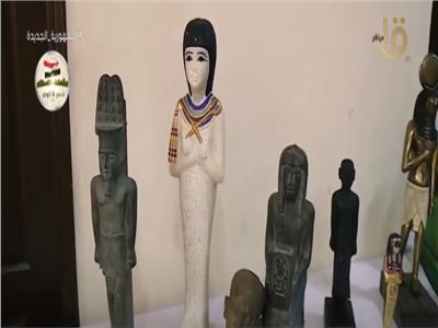 استعادة الآثار المصرية المهربة - صورة من الفيديو