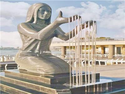 تمثال "سيدة النهر" بممشى أهل مصر