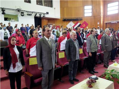 محافظ بورسعيد  يشهد احتفالات الاتحادات النوعية الرياضية والشبابية بنصر أكتوبر