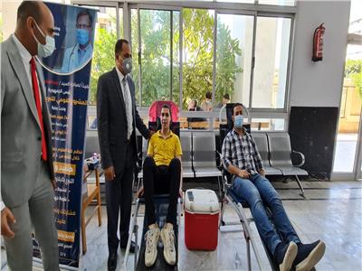 جامعة دمنهور تطلق حملة للتبرع ببلازما الدم  بالتعاون  مع المركز الإقليمي لبنوك الدم