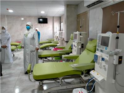 مساعد وزير ة الصحة  ووكيلة صحة سوهاج يفتتحان وحدة  التصلب المتعدد" بالمستشفى العام